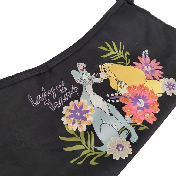 Disney Vintage lady and the tramp 2000s style y2k flower handbag small - Picture 5 of 5